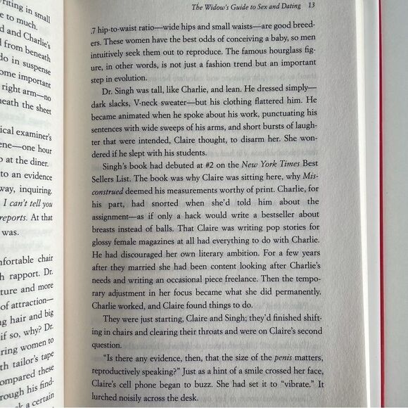 BOOK, The Widow’s Guide to Sex & Dating, a novel, 302 pages, Fiction, NOS - Picture 12 of 16